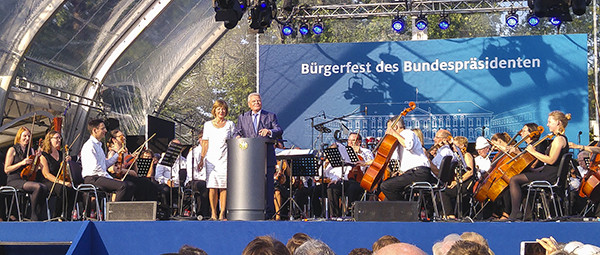 J. Gauck und D. Schadt eröffnen das Bürgerfest