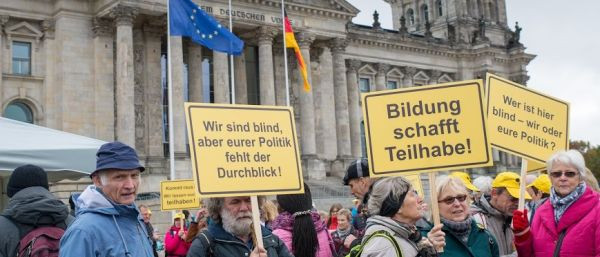 Forderungen blinder Menschen am  7. November 2016