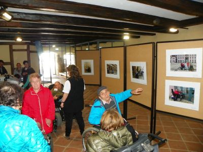 In der Fotoausstellung in Grimma