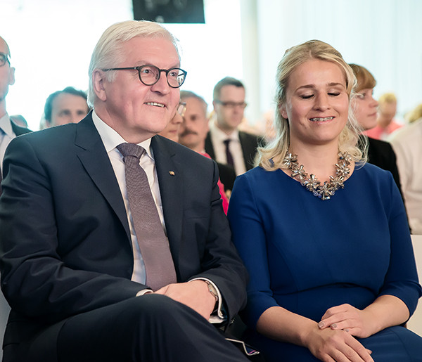 Frank-Walter Steinmeier und Verena Bentele beim Jahresempfang 2017